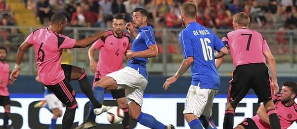 Italy beat Scotland 1-0 in last week's friendly.