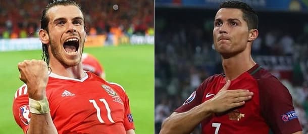 Real Madrid teammates Bale and Ronaldo go head-to-head in the Euro 2016 semi final.